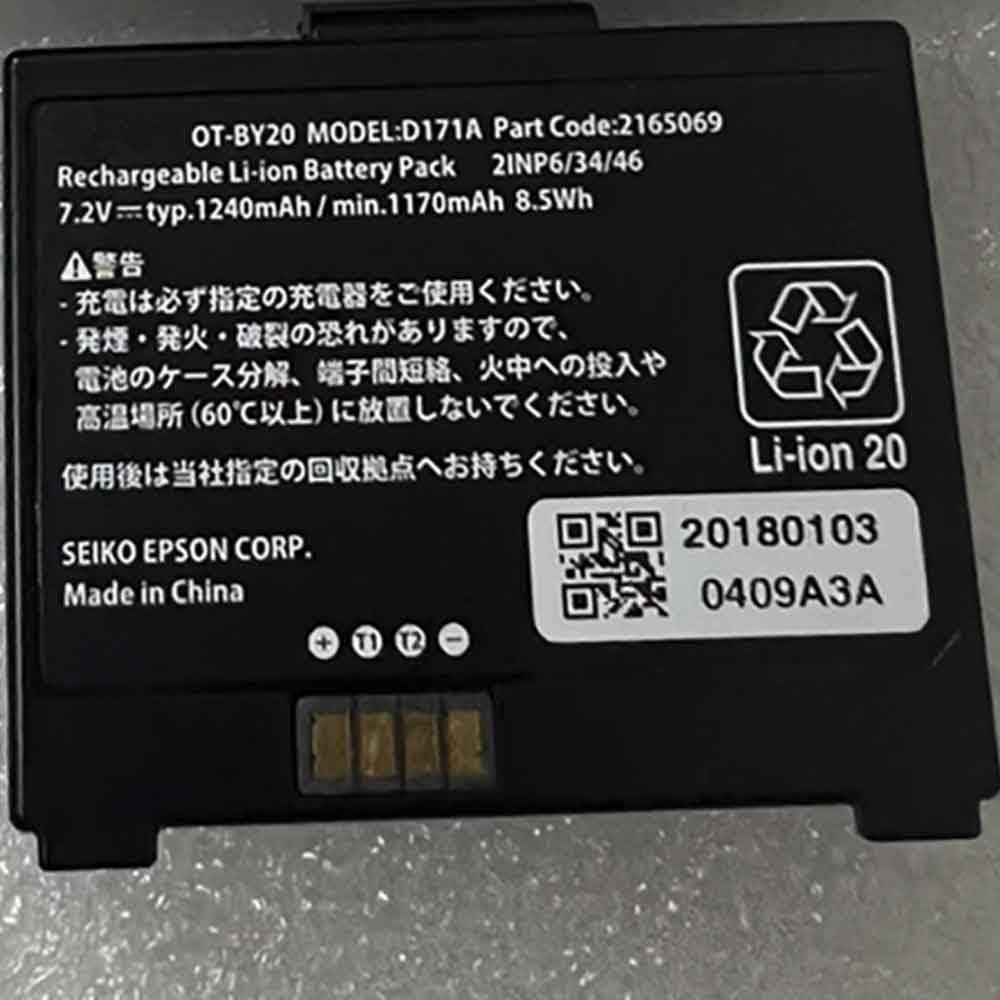 Batería para EPSON OT-BY20-2165069-2INP6/34/epson-OT-BY20-2165069-2INP6-34-epson-D171A